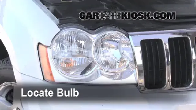 2005 Jeep Grand Cherokee Limited 5.7L V8 Lights Highbeam (replace bulb)
